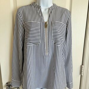 Michael Kors Striped Navy and White Women's Top